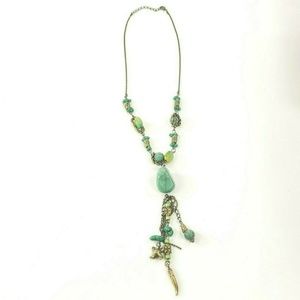 Bead Imitation Stone Plant Animal Shaman Necklace